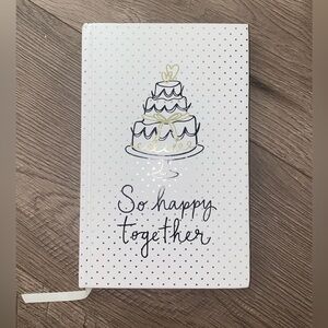 Kate Spade So Happy Together 200 lined pages ribbon bookmark New